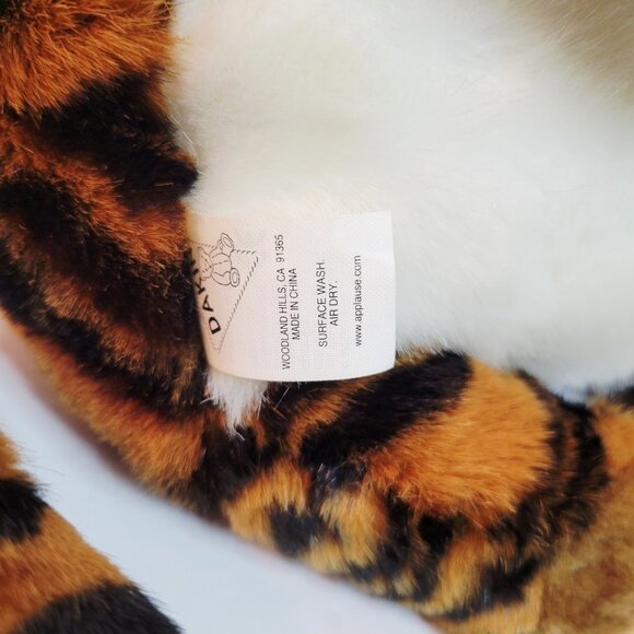 Vtg 18" Dakin Applause Tango Bengal Tiger Laying Down Realistic Plush Stuffed - Picture 6 of 7